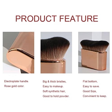 COSHINE Big Self Tanning Blend Brush for Flawless Makeup