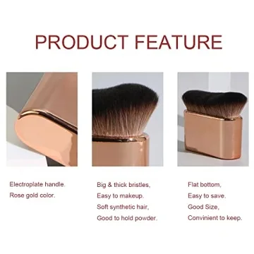 COSHINE Big Self Tanning Blend Brush for Flawless Makeup