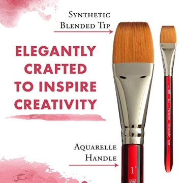Princeton Velvetouch Paintbrush Size 1 Inch for All Artists