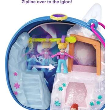 Polly Pocket Narwhal Compact Playset with Dolls & Pets