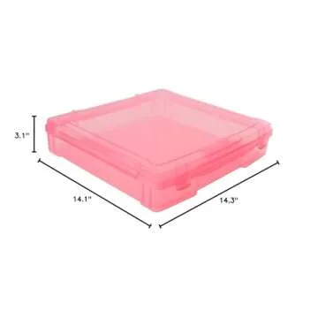 Versatile Recollections 12x12 Scrapbook Storage Case Blush Pink