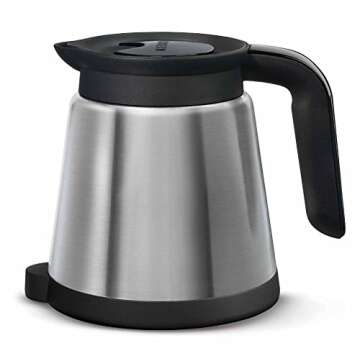 Keurig 2.0 Thermal Carafe 32oz Double-Walled, Vacuum-Insulated, Holds and Dispenses Upto 4 Cups of Hot Coffee, Compatible With Keurig 2.0 K-Cup Pod Coffee Makers, Stainless Steel