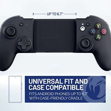 RIG Nacon MG-X PRO for Android - Wireless Mobile Gaming Controller for Android Smartphones (Android)