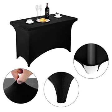LZY Spandex Fitted Stretch Table Cover for Any Event