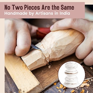 Large Candle Holders Set for Rustic Home Decor