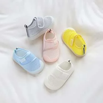 Baby Boy Girl Shoes Lightweight Breathable Toddler Mesh Sneakers Beach Water Shoes Non-Slip First Wa...