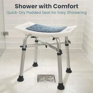Adjustable Pelegon Shower Stool for Stable Bathing Experience