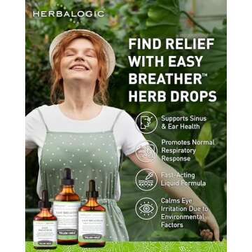 Herbalogic Easy Breather Liquid Herb Drops - Supports Respiratory Health