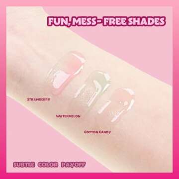 Townley Girl Barbie Coin Purse and Plant-Based Lip Gloss Set, Cute Pouch Wallet Small Money Bag Toy, Ages 3 and Up