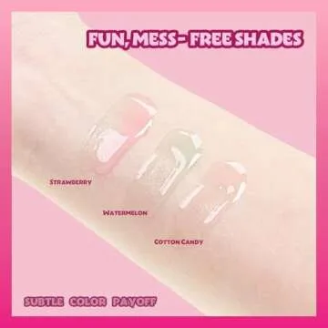 Townley Girl Barbie Coin Purse and Plant-Based Lip Gloss Set, Cute Pouch Wallet Small Money Bag Toy, Ages 3 and Up