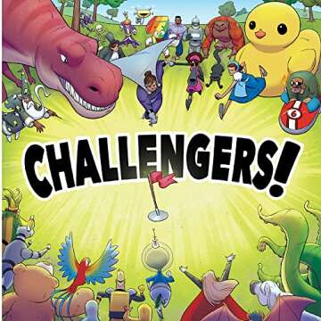 Challengers Card Game | Strategy/Interactive Deck Management Game | Fun Family Game for Adults and K...