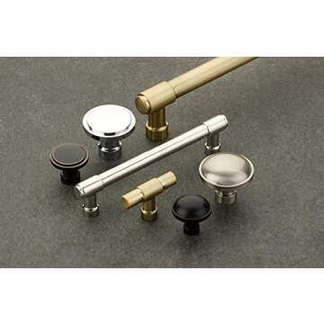 Emtek Jasper Pull, 5" Center-to-Center, Flat Black