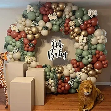 Sage Green Balloons 12 Inch Bulk for Parties and Celebrations