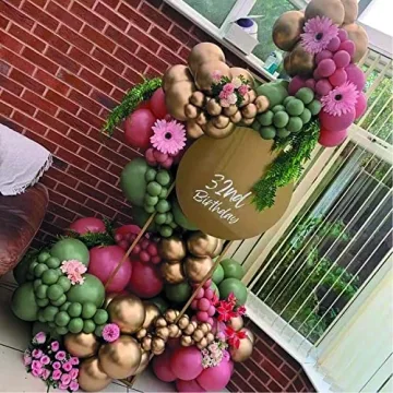 Sage Green Balloons 12 Inch Bulk for Parties and Celebrations