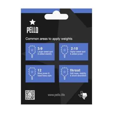 PELLO Pickleball Paddle Tuning Kit | Customize Your Paddle | Peak Performance with Lead Tape and Weight Strips | Edge Guard Customization | Enhance Your Playing Experience | Paddle to Perfection