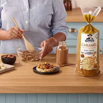 Quaker Rice Cakes, Caramel, 6.5 Oz