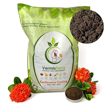 VermisTerra Earthworm Castings 10 LB Natural Soil Booster