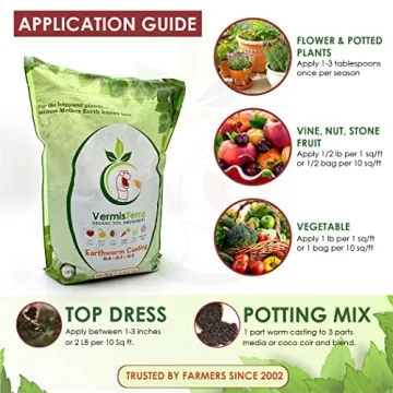 VermisTerra Earthworm Castings 10 LB Natural Soil Booster