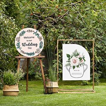 2 Pieces Clear Acrylic Sheet Acrylic Disc Blanks Transparent Round Acrylic Disc Panel 0.08 Inch Thick Circle Acrylic Panel Sign for Vinyl DIY Projects Arts and Craft Supplies (10 Inches)