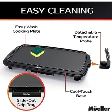 HealthyBites Electric Griddle Nonstick for Family Meals