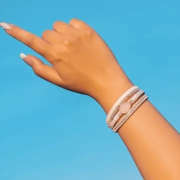 Trendy FANCY SHINY Boho Leather Wrap Bracelet for Women