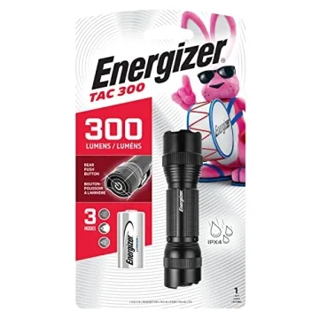 Energizer TAC 300 LED Flashlight for Emergencies and Camping