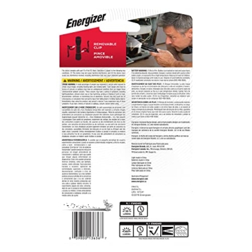 Energizer TAC 300 LED Flashlight for Emergencies and Camping
