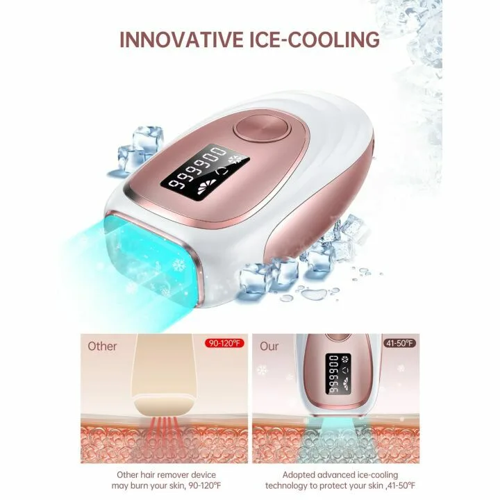 At-Home IPL Hair Removal Device with 999,900 Flashes