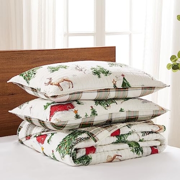 Levtex Home Tatum Pines King Quilt Set for Holiday Decor