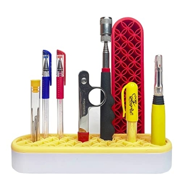 Madam Sew Upright Sewing Tools Caddy Desktop Organizer for Craft and Quilting Supplies Holds Scissor...