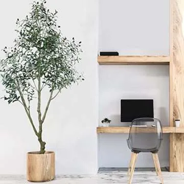 7ft Artificial Olive Tree for Indoor and Outdoor Decor