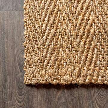 JONATHAN Y Espina Hand Woven Jute Rug - Durable & Stylish
