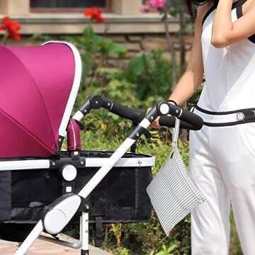 BABEYER Waterproof Wet Dry Bags - Perfect for Travel and Diapers