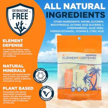 Venture Wipes Element Defense for Skin Protection