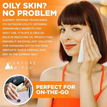 Venture Wipes Element Defense for Skin Protection