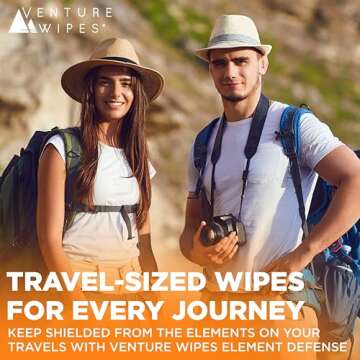 Venture Wipes Element Defense for Skin Protection