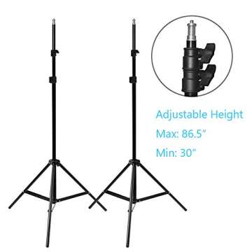 Julius Studio 24"X16" Soft Box Continuous Lighting Kit