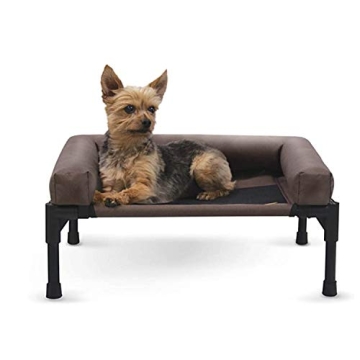 K&H Elevated Dog Bed with Removable Bolster for Comfort