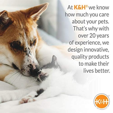 K&H Elevated Dog Bed with Removable Bolster for Comfort