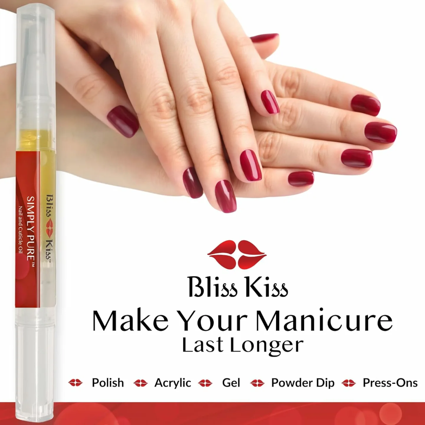 Bliss Kiss Nail Oil Cuticle Pens | Strengthener & Repair