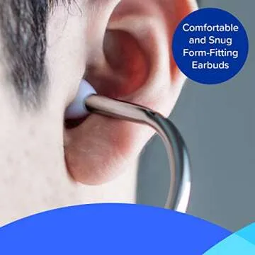 Nuvälsa Earscope - In-Ear Stethoscope Ozone Insufflator with Medical Silicone Tube, Soft Ear Plugs, Male Luer Lock