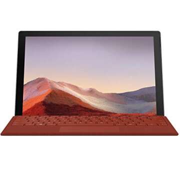 Microsoft 12.3" Surface Pro 7 2-in-1 Touchscreen Tablet, Intel Core i7-1065G7 1.3GHz, 16GB RAM, 256G...