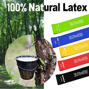 HSicily Resistance Bands for Legs and Butt, Glutes Exercise Bands Set Booty Fitness Belts Hip Workou...