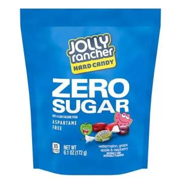 JOLLY RANCHER Zero Sugar Assorted Fruit Flavored Hard Candy Bag, 6.1 oz