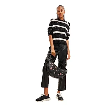 Stylish Desigual PU Shoulder Bag with Floral Print