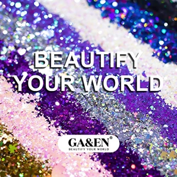 8 Jars of Vibrant Cosmetic Chunky Glitter for Makeup