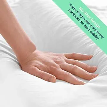 Celeep King Size Pillow Set of 2 - Microfiber Filled - Comfort for Side - Back and Stomach Sleepers - Pack of 2 - Ideal Pillow King for Side Sleeper Pillow - King Bed Set Soft