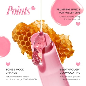 Nature Republic Honey Melting Lip Plumping Pink Gloss