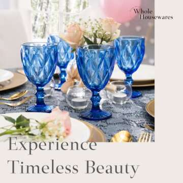 Elegant Vintage Goblet Set for Stylish Entertaining