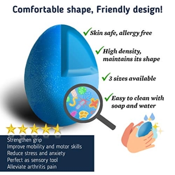 Friendly Swede Stress Balls - Hand Therapy & Stress Relief